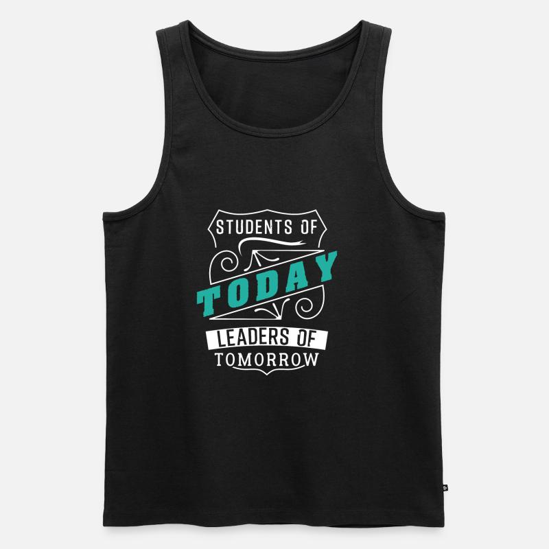 Studium - Männer Premium Bio Tank Top - Schwarz