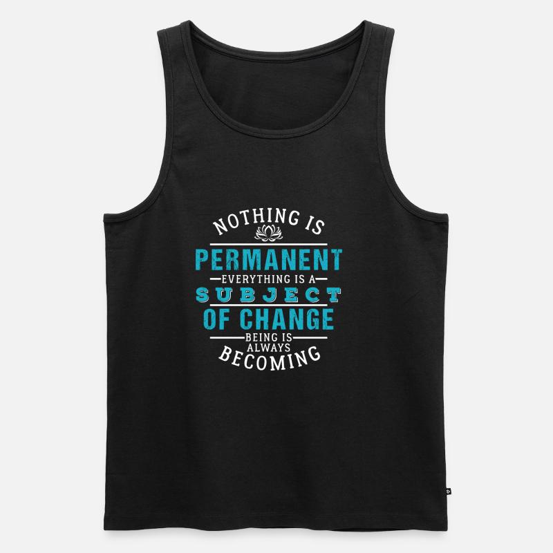 Buddhismus - Männer Premium Bio Tank Top - Schwarz