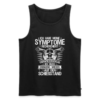 Sportschießen/Sportschütze/Schießstand/Geschenk - Männer Premium Bio Tank Top - Schwarz - Vorne - AI Model Male 178 light (178cm)