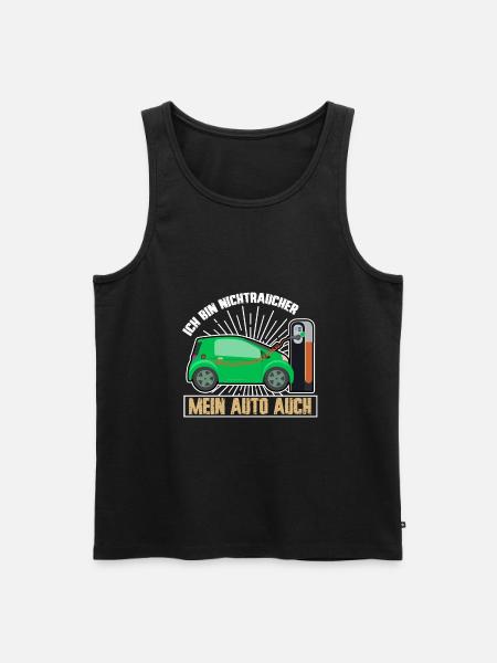 Elektroauto E-Auto Fahrer - Männer Premium Bio Tank Top - Schwarz