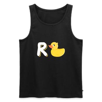 Retraite Retraite Retraite Départ à la retraite grand-mère grand-mère - Débardeur bio Premium Homme - noir - Devant - Michal (187cm)