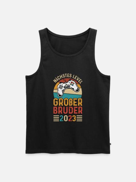 Bruder 2023 - Männer Premium Bio Tank Top - Schwarz