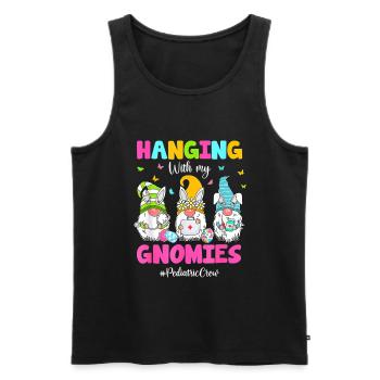 Ostern - Männer Premium Bio Tank Top - Schwarz - Vorne - AI Model Male 178 light (178cm)