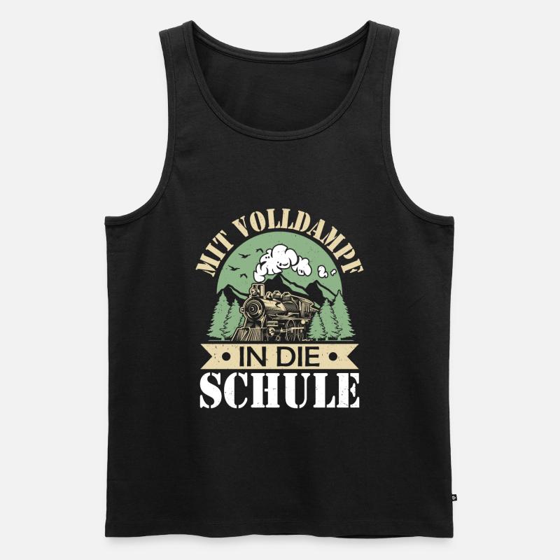 Einschulung - Männer Premium Bio Tank Top - Schwarz
