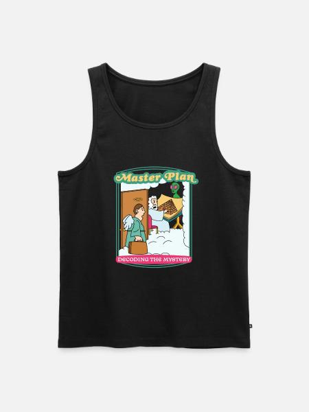 Master Plan - Decoding The Mystery - Men's Premium Organic Tank Top - black