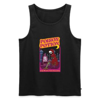 Poison Potion - Lady Merlot's Deadly Concoction - Männer Premium Bio Tank Top - Schwarz - Vorne - AI Model Male 178 light (178cm)