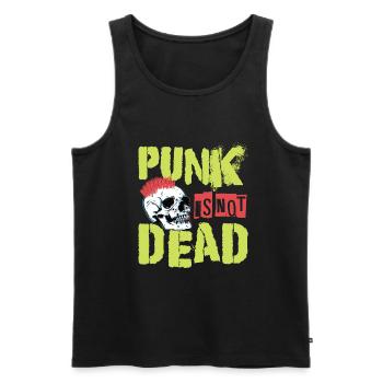 Punk Is Not Dead - Logo Star - Grunge Gothique - Con - Débardeur bio Premium Homme - noir - Devant - Michal (187cm)