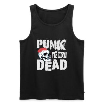 Punk Is Not Dead - Logo Star - Grunge Gothique - Con - Débardeur bio Premium Homme - noir - Devant - Michal (187cm)