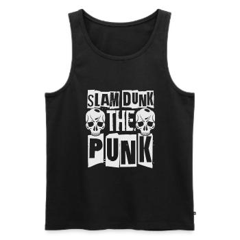 Slam Dunk The Punk - Gothique - Concert - Grunge - Débardeur bio Premium Homme - noir - Devant - Michal (187cm)