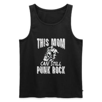 This Mom Can Still Punk Rock - Gothic - Concert - - Men's Premium Organic Tank Top - black - Front - AI Model Male 178 light (178cm)