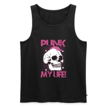 Punk Ma Vie! - Gothique - Gothique - Concert - Drôle - Débardeur bio Premium Homme - noir - Devant - Michal (187cm)