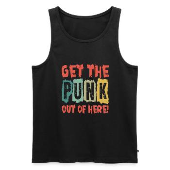 Sortez le punk d’ici! - Gothique - Gothique - Concer - Débardeur bio Premium Homme - noir - Devant - Michal (187cm)