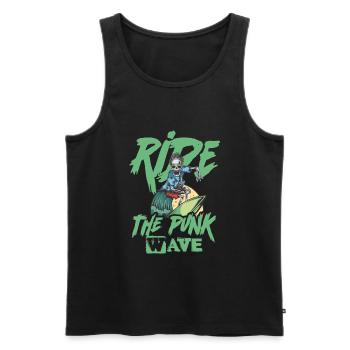 Ride The Punk Wave - Deutsch - Gothique - Concert - Débardeur bio Premium Homme - noir - Devant - Michal (187cm)