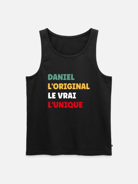 Daniel - Débardeur bio Premium Homme - noir