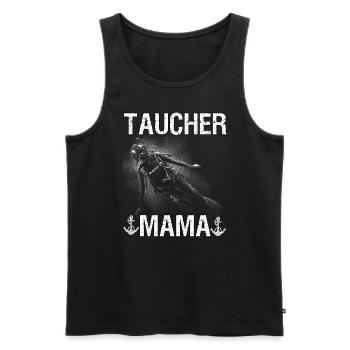 Apnoetaucher Freitaucher Scuba Taucher Mama - Männer Premium Bio Tank Top - Schwarz - Vorne - Michal (187cm)