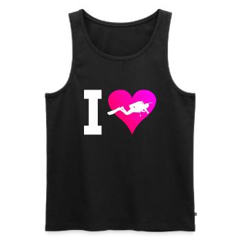Scuba Diver Scuba Diving Diver Diver - Men's Premium Organic Tank Top - black - Front - Michal (187cm)