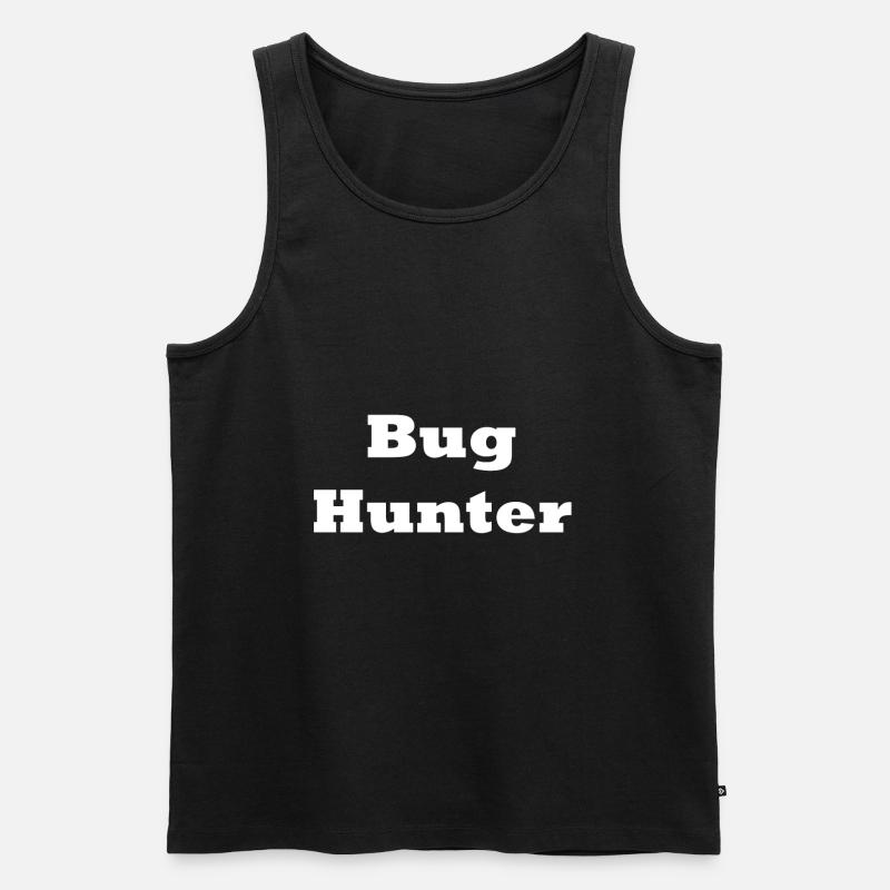 Bug Hunter - Männer Premium Bio Tank Top - Schwarz