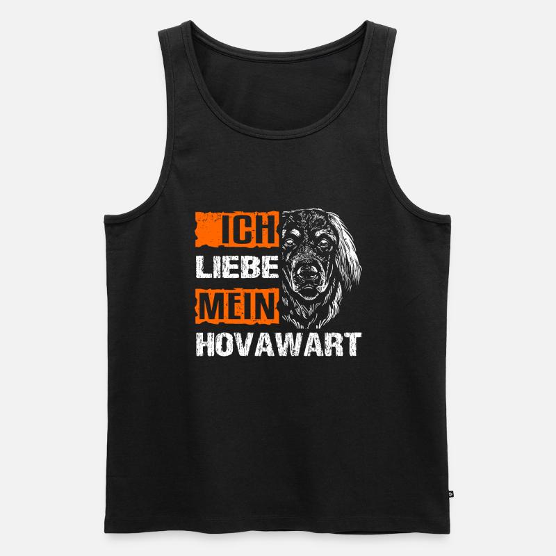 Hovawart - Männer Premium Bio Tank Top - Schwarz