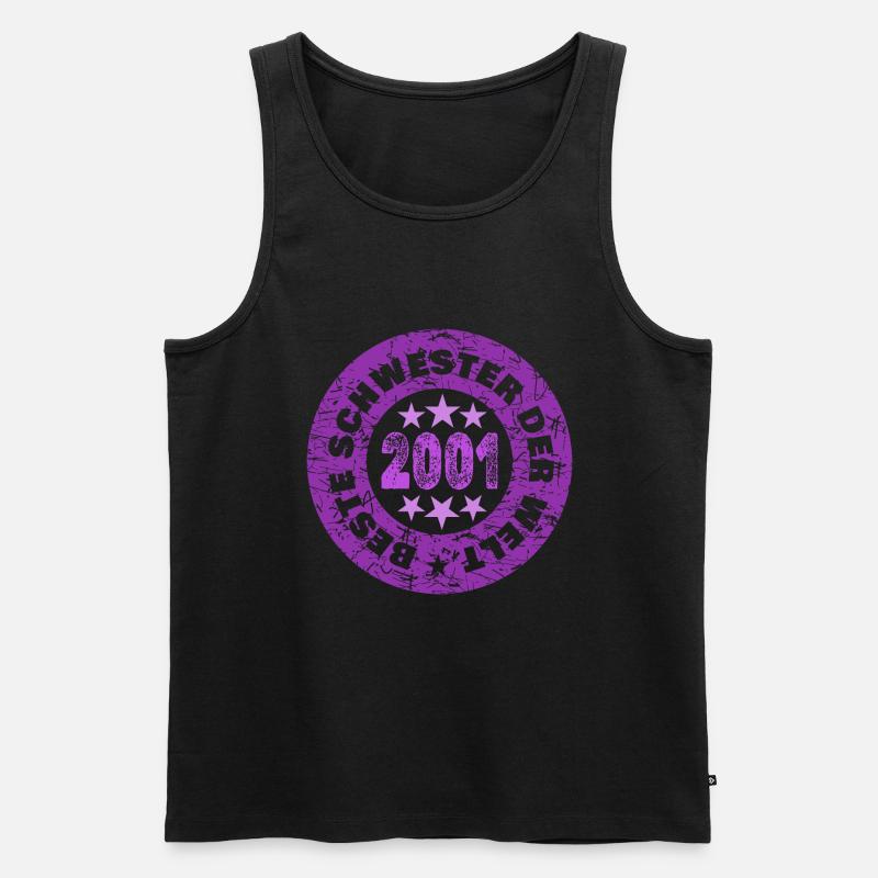 01er - Männer Premium Bio Tank Top - Schwarz