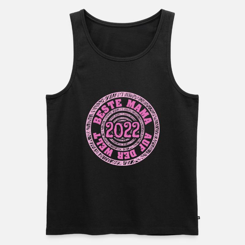 Mama 2022 - Männer Premium Bio Tank Top - Schwarz