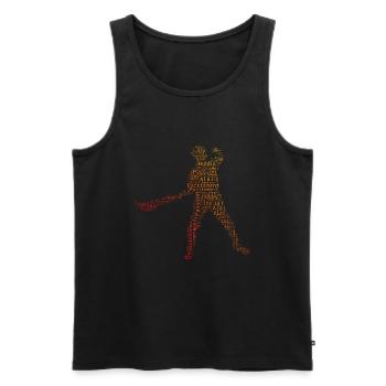 Pelota vasca Men Pelota Basque Pelota Jai Alai - Men's Premium Organic Tank Top - black - Front - Michal (187cm)