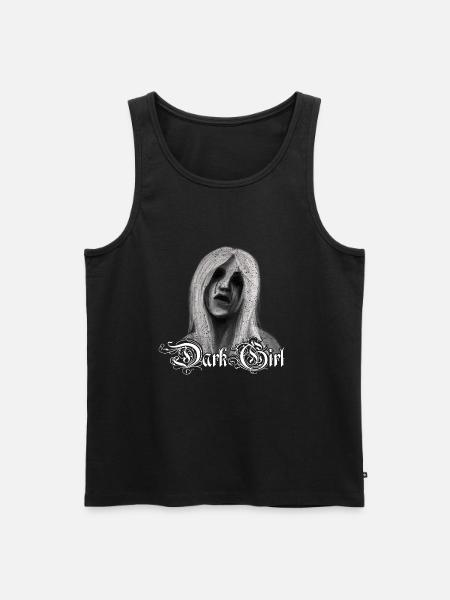 Dark Girl Gothic - Men's Premium Organic Tank Top - black