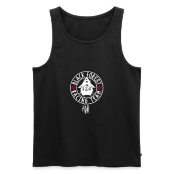 Équipe de course de la Forêt-Noire - Débardeur bio Premium Homme - noir - Devant - Michal (187cm)