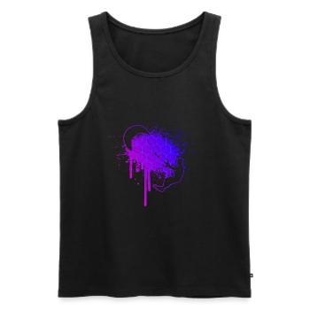 Kitesurfing Kitesurfing Women Kite Kite Kitesurfer Kitesurfer - Men's Premium Organic Tank Top - black - Front - Michal (187cm)