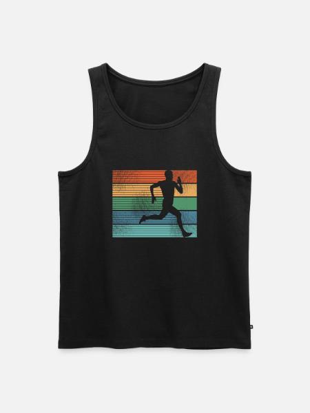 Running Jogging Running - Débardeur bio Premium Homme - noir