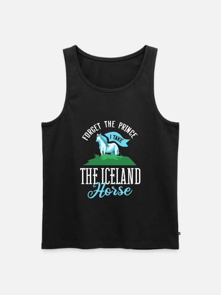 Cheval islandais - Débardeur bio Premium Homme - noir