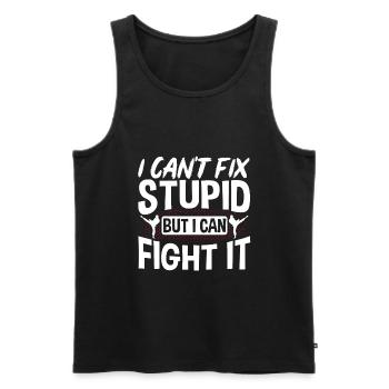 TKD Korean Martial Arts Tae Kwon - Männer Premium Bio Tank Top - Schwarz - Vorne - Michal (187cm)