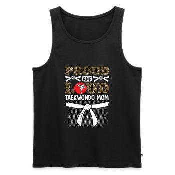 TKD Korean Martial Arts Tae Kwon - Männer Premium Bio Tank Top - Schwarz - Vorne - AI Model Male 178 light (178cm)