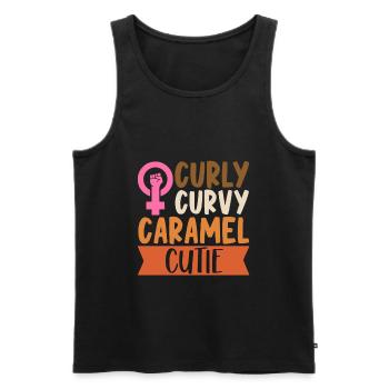 Feminist Womens Rights Female - Männer Premium Bio Tank Top - Schwarz - Vorne - Michal (187cm)