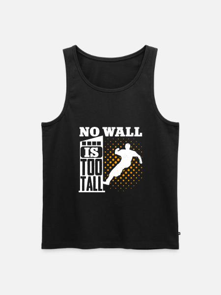 Parkour Freerunning Traceur - Männer Premium Bio Tank Top - Schwarz