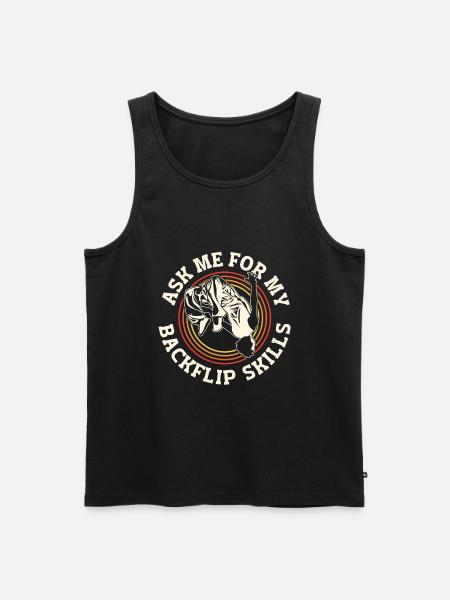 Parkour Freerunning Traceur - Männer Premium Bio Tank Top - Schwarz
