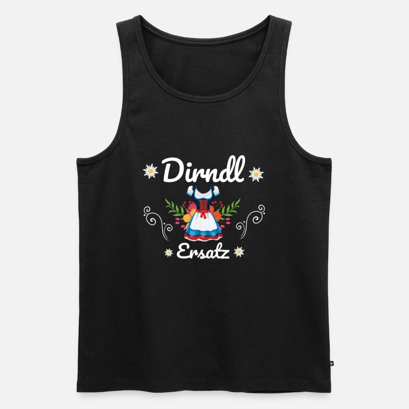 Dirndl Ersatz - Männer Premium Bio Tank Top - undefined