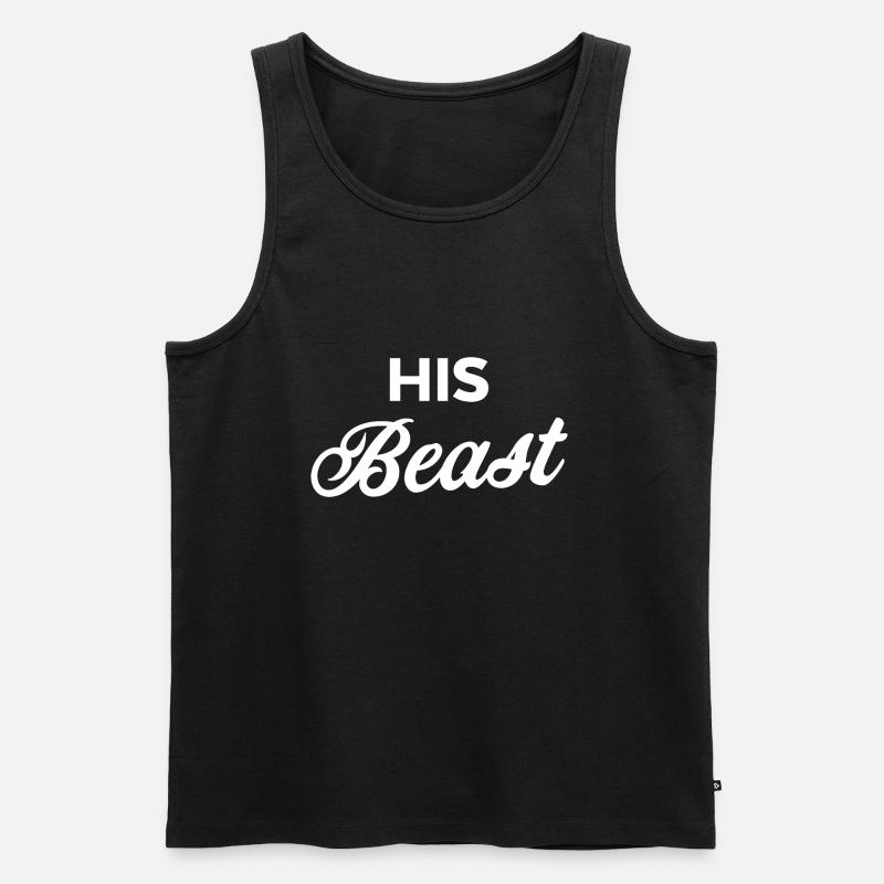 Sein Tier - Männer Premium Bio Tank Top - Schwarz