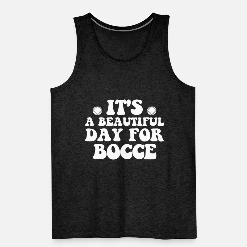 Bocce Spruch Bocce Ball mit Jack Bocci Game Bocce Männer Premium Bio Tank Top