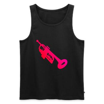 Trumpet Ladies Trumpet Players Trumpet Players Players - Men's Premium Organic Tank Top - black - Front - Michal (187cm)