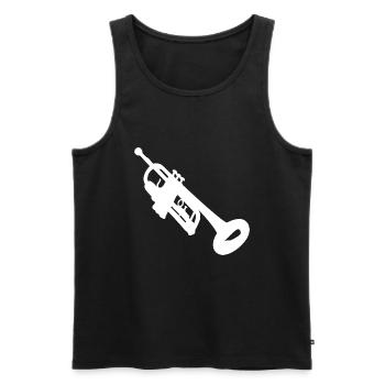 Trumpet Players Trumpet Player Men's Trumpeter - Men's Premium Organic Tank Top - black - Front - Michal (187cm)