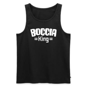 Boccia Player Legend Boccia King Balls Boccia - Men's Premium Organic Tank Top - black - Front - AI Model Male 178 light (178cm)