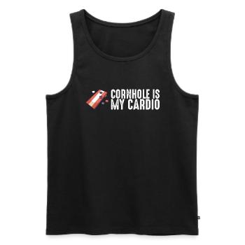 Pickleball Schläger Pickle Ball I Dont Alway Play - Männer Premium Bio Tank Top - Schwarz - Vorne - Michal (187cm)