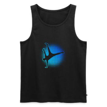 Break Dance Hip Hop Breakdance Homme Bboy - Débardeur bio Premium Homme - noir - Devant - Michal (187cm)