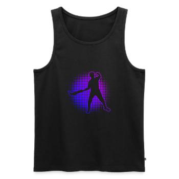 Jai Alai Pelote Hommes Basque Pelote Femmes - Débardeur bio Premium Homme - noir - Devant - Michal (187cm)