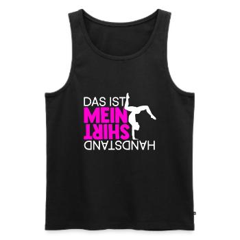 Turnen Turntrainer Gymnsatik Sportverein Sport Han - Männer Premium Bio Tank Top - Schwarz - Vorne - AI Model Male 178 light (178cm)