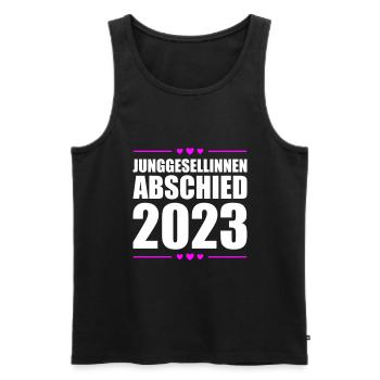 Jga 2023 Junggesellinnenabschied - Männer Premium Bio Tank Top - Schwarz - Vorne - Michal (187cm)