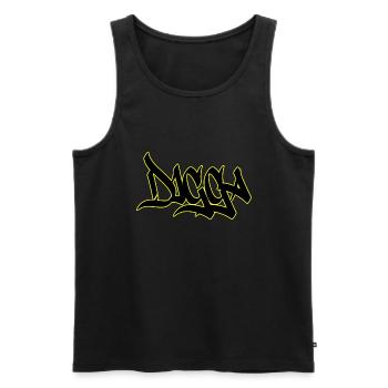 Digga - Männer Premium Bio Tank Top - Schwarz - Vorne - Michal (187cm)