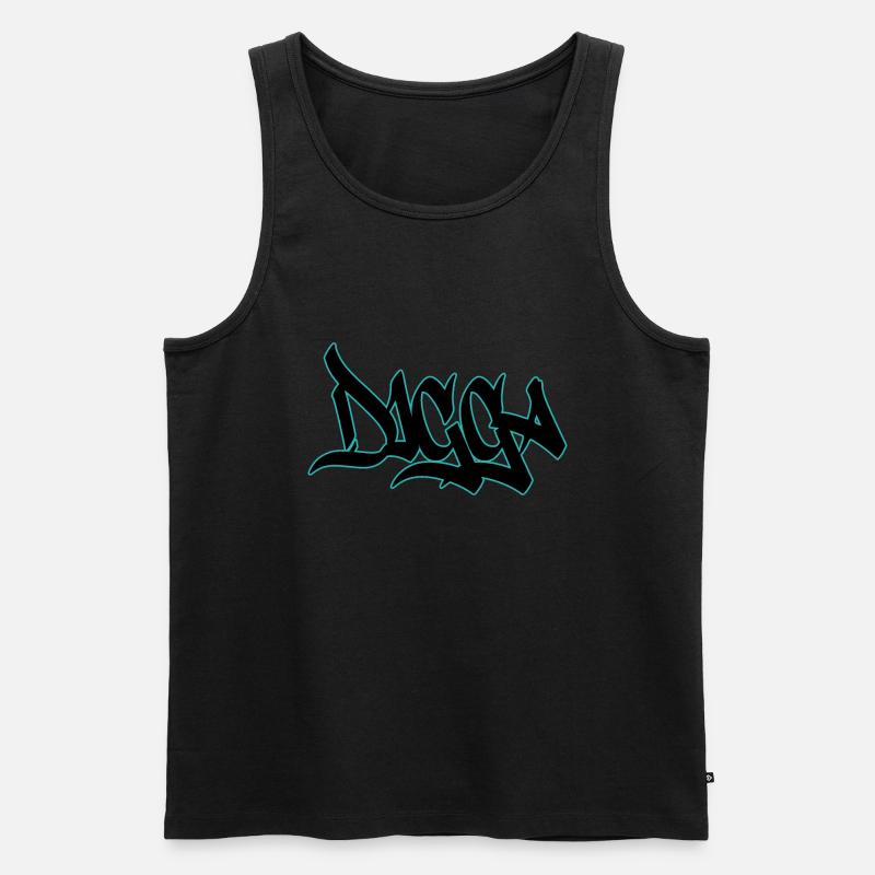 Digga - Männer Premium Bio Tank Top - Schwarz