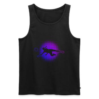 Women's volleyball players Volleyball play Volleyballspi - Men's Premium Organic Tank Top - black - Front - Michal (187cm)