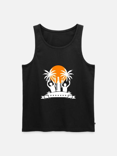 Island Party Celebrate Beer - Men's Premium Organic Tank Top - black